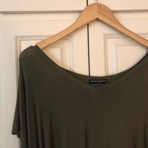 Army green Brandy Melville blouse